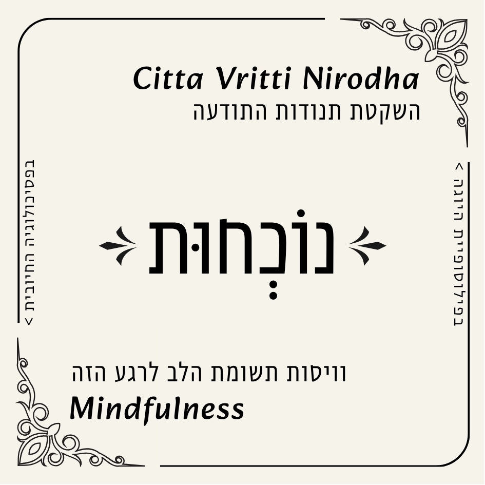 קוביית מיינדפולנס - חמשת העוגנים